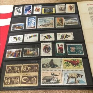 Vintage Stamp Collection Album